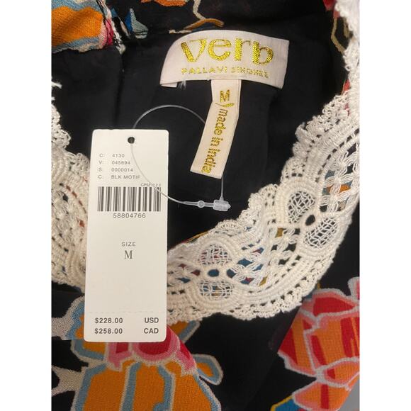 Verb by Pallavi Singhee Patchwork Dress M New With Tags Anthropologie - Picture 9 of 13